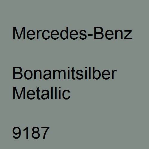 Mercedes-Benz, Bonamitsilber Metallic, 9187.